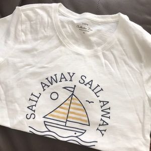 NWT white j.crew tshirt